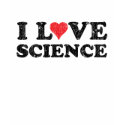 I Love Science t-shirts