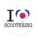 I Love Scootering Sticker