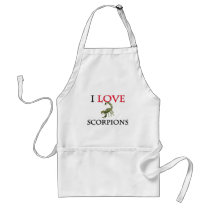 I Love Scorpions aprons
