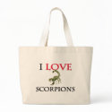 I Love Scorpions bags