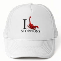 I Love Scorpions Caps Trucker Hats