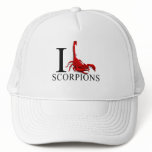 I Love Scorpions Caps hats