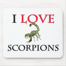 I Love Scorpions mousepads by tshirtshirts I Love Scorpions mousepads