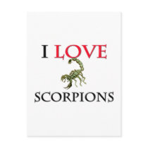 I Love Scorpions postcards by tshirtshirts I Love Scorpions postcards