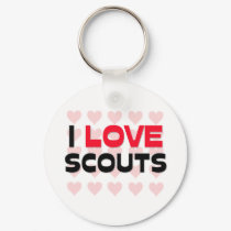 I LOVE SCOUTS keychains by professions I LOVE SCOUTS keychains