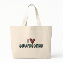 I Love Scrapbooking bags by MishMoshTees I Love Scrapbooking bags