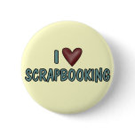 I Love Scrapbooking buttons