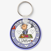 I Love Scrapbooking Tshirts and Gifts keychains