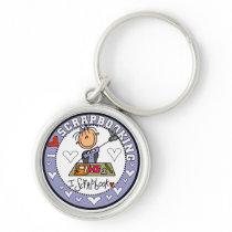 I Love Scrapbooking Tshirts and Gifts keychains