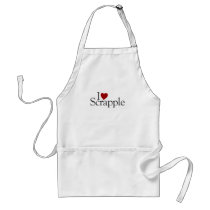 I Love Scrapple aprons by worldsfair I Love Scrapple aprons