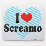 I Love Screamo mousepads