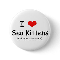 I Love Sea Kittens buttons by ILuvMojo I Love Sea Kittens buttons