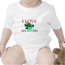I Love Sea Otters t-shirts by tshirtshirts I Love Sea Otters t-shirts