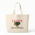 I Love Sea Turtles bags by tshirtshirts I Love Sea Turtles bags