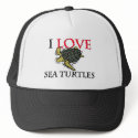 I Love Sea Turtles hats by tshirtshirts I Love Sea Turtles hats