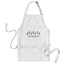 I Love Seahorses (Light Tees Only) aprons by naturetees I Love Seahorses (Light Tees Only) aprons