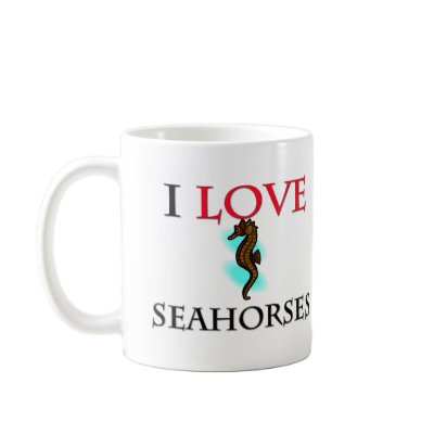 I Love Seahorses Mug by tshirtshirts