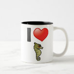 I Love Seahorses Mug