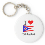 I Love Seaman Ohio Keychains