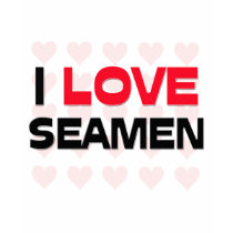 I LOVE SEAMEN t-shirts by professions I LOVE SEAMEN t-shirts