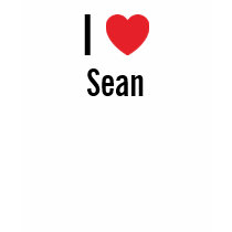 I love Sean t-shirts by funnycustomtshirts I love Sean t-shirts