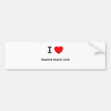 I Love Seaside Beach Club Rhode Island Bumper Sticker
