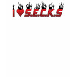 I Love SECKS t-shirts