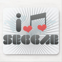 I Love Seggae Mouse Pad