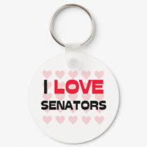 I LOVE SENATORS keychains by professions I LOVE SENATORS keychains