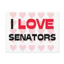 I LOVE SENATORS postcards by professions I LOVE SENATORS postcards