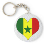 I Love Senegal Key Chain