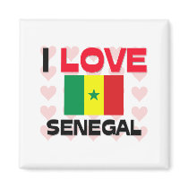 I Love Senegal magnets by tshirtshirts I Love Senegal magnets