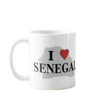 I Love Senegal mugs