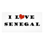 I Love Senegal Photo Card