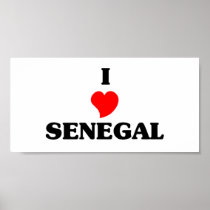 I Love Senegal Posters