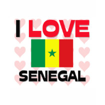 I Love Senegal t-shirts