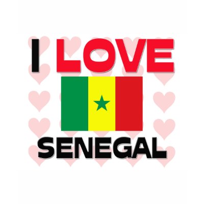 I Love Senegal T Shirt by tshirtshirts
