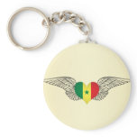 I Love Senegal -wings Key Chains