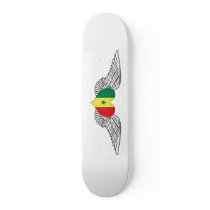 I Love Senegal -wings Skateboard