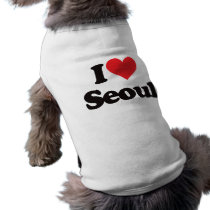 I Love Seoul Pet T-shirt
