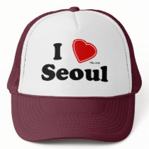 I Love Seoul hats by Rep_Yo_City I Love Seoul hats