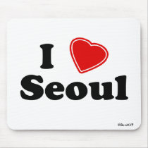 I Love Seoul mousepads