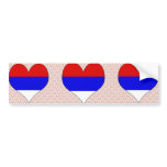 I Love Serbia Bumper Stickers