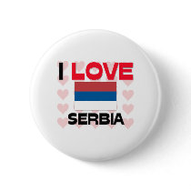 I Love Serbia buttons by tshirtshirts I Love Serbia buttons