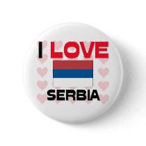 I Love Serbia buttons by tshirtshirts I Love Serbia buttons