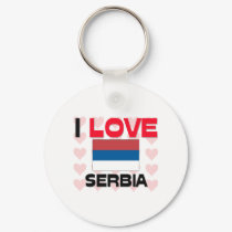 I Love Serbia keychains by tshirtshirts I Love Serbia keychains