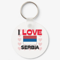 I Love Serbia keychains by tshirtshirts I Love Serbia keychains