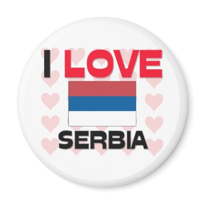 I Love Serbia Refrigerator Magnet by tshirtshirts
