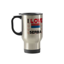I Love Serbia mugs
