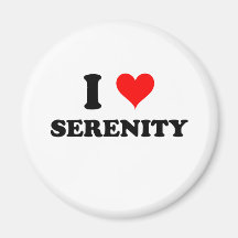 I Love Serenity Refrigerator Magnets